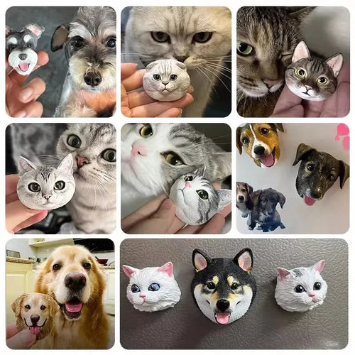 Custom Pet Keychain – Adorable Photo Keepsake for Pet Lovers!
